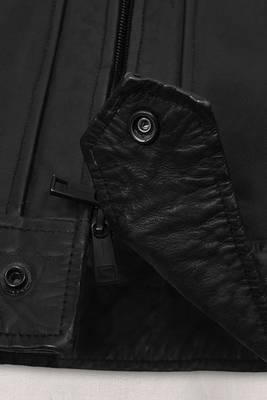 men's black lambskin leather jacket classic zip up style exclusive classic 3