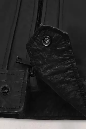 men's black lambskin leather jacket classic zip up style exclusive classic