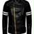 Men’s  leather jacket  black – iconic biker style with quilted design
