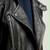 Men’s  leather jacket  black – iconic biker style with quilted design