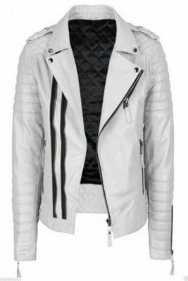 men's black lambskin leather biker jacket classic moto zip style exclusive classic 1