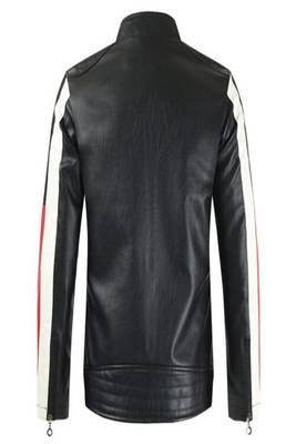men's black lambskin leather jacket classic zip up style exclusive timeless 3