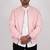 Men’s pink bomber genuine leather jacket –jack and jones style
