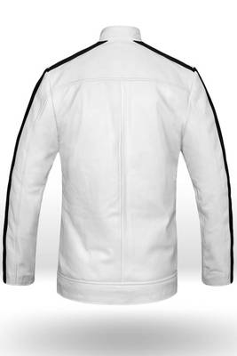 men's white lambskin leather biker jacket classic moto zip style classic 4