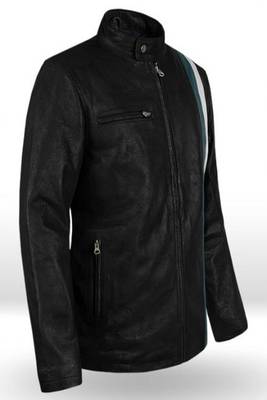 men's white lambskin leather biker jacket classic moto zip style versatile 2