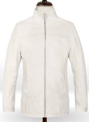 men's white lambskin leather biker jacket classic moto zip style timeless 1