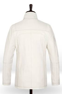 men's white lambskin leather biker jacket classic moto zip style timeless 2