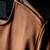 Men's minimalist tan brown lambskin  leather jacket genuine shoulder zipper details style