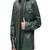 Men's olive green genuine lambskin leather jacket motorcycle biker button style