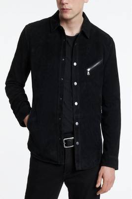men's black lambskin leather jacket classic zip up style exclusive select 1