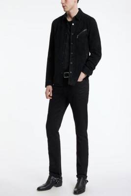 men's black lambskin leather jacket classic zip up style exclusive select 2