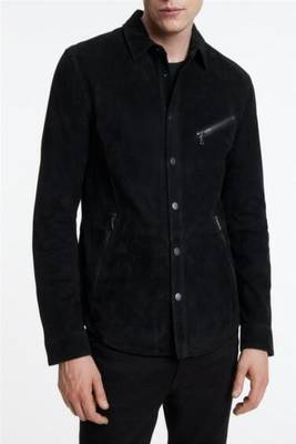 men's black lambskin leather jacket classic zip up style exclusive select 3