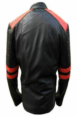 men's black lambskin leather biker jacket classic moto zip style exclusive distinctive 2