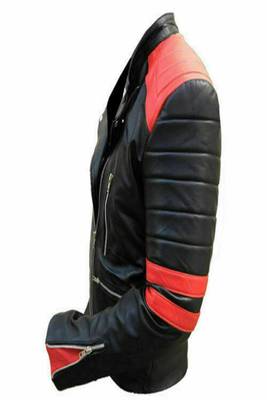 men's black lambskin leather biker jacket classic moto zip style exclusive distinctive 4
