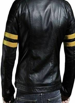 men's black lambskin leather biker jacket classic moto zip style exclusive deluxe 2
