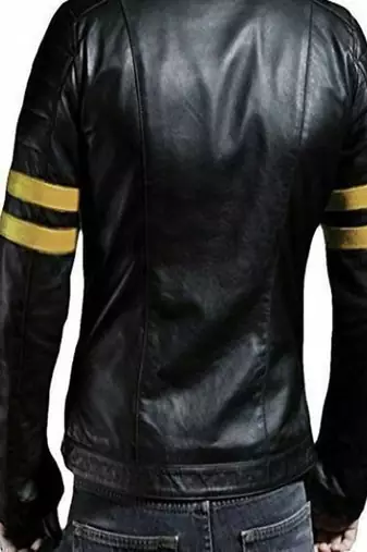 men's black lambskin leather biker jacket classic moto zip style exclusive deluxe