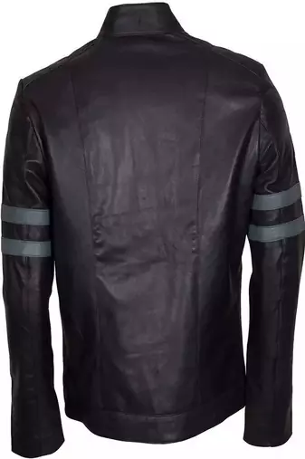 men's black lambskin leather biker jacket classic moto zip style exclusive elite