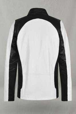 men's white lambskin leather biker jacket classic moto zip style elite 4