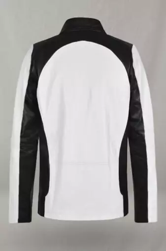 men's white lambskin leather biker jacket classic moto zip style elite