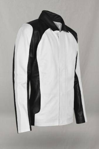 men's white lambskin leather biker jacket classic moto zip style elite