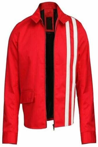 men's white lambskin leather jacket classic zip up style sophisticated
