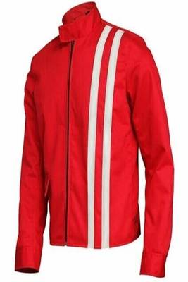 men's white lambskin leather jacket classic zip up style sophisticated 3