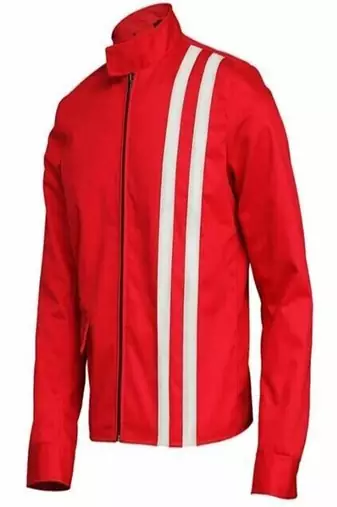 men's white lambskin leather jacket classic zip up style sophisticated