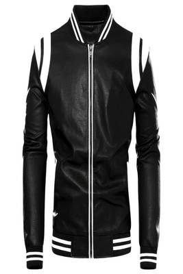 men's black lambskin leather jacket classic zip up style exclusive unique 3