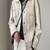 korean streetwear off white genuine lambskin leather jacket trucker-style jacket
