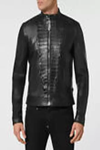 men's black lambskin leather biker jacket classic moto zip style exclusive special