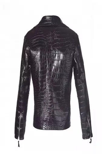 men's black lambskin leather biker jacket classic moto zip style exclusive original