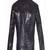 men's crockdile design black genuine lambskin leather jacket biker cross zip style