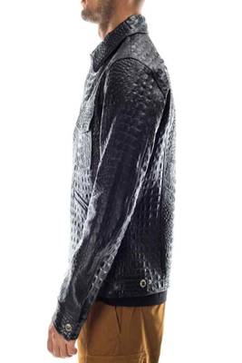 men's black lambskin leather biker jacket classic moto zip style exclusive top grade 2
