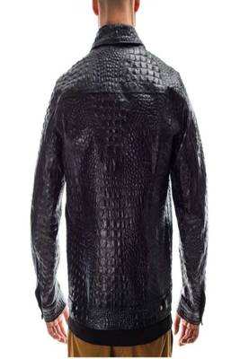 men's black lambskin leather biker jacket classic moto zip style exclusive top grade 3