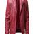 men's red genuine lambskin leather jacket zipper biker style