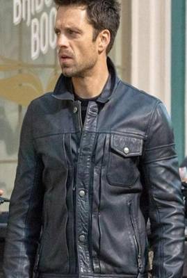 men's blue lambskin leather biker jacket classic moto zip style modern 2