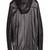 men's black hoodie genuine lambskin leather jacket zipper biker style