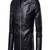 men's black genuine lambskin leather jacket ziper & café racer biker style