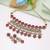Rani color american diamond necklace set