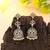 Light pink color american diamond earrings