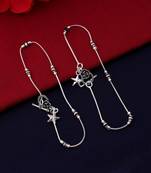 Multi color oxidised anklet