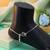 Multi color oxidised anklet