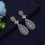 Light purple color kundan earrings