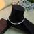 Black color oxidised anklet