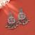 Light pink color kundan earrings