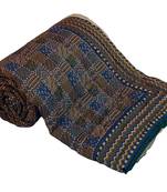 Jaipuri Gold Print Cotton Double Razai