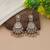 Gold color kundan earrings