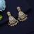 Gold color kundan earrings