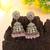 Light pink color kundan earrings