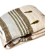 HandBlock Print WhiteBase Jaipuri Double